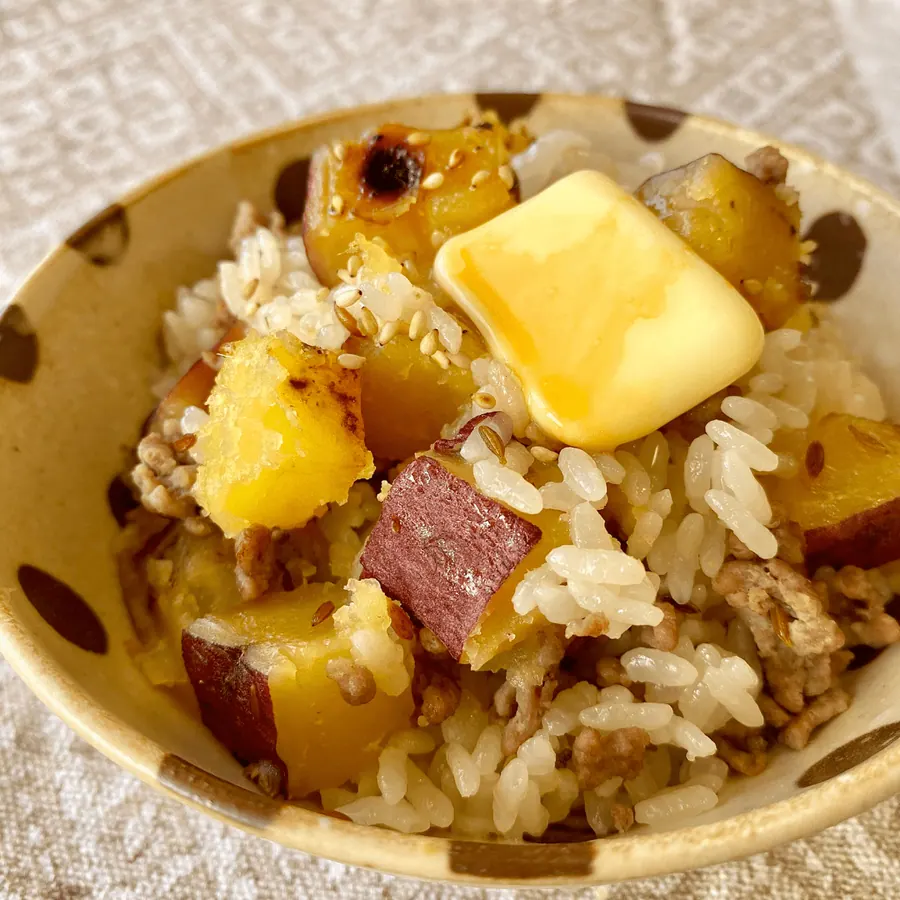 爆速!さつまいもの炊き込みご飯【10min】 の作り方 9