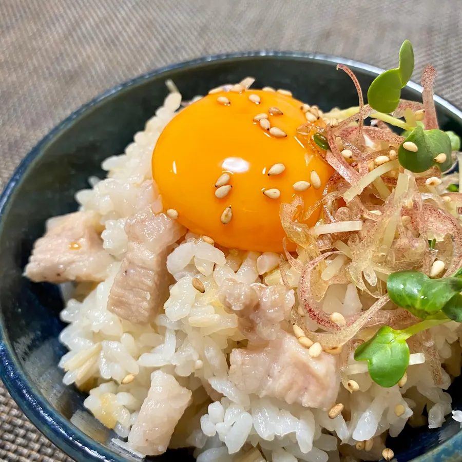 柔らか豚トロと生姜の炊き込みご飯 の作り方 9